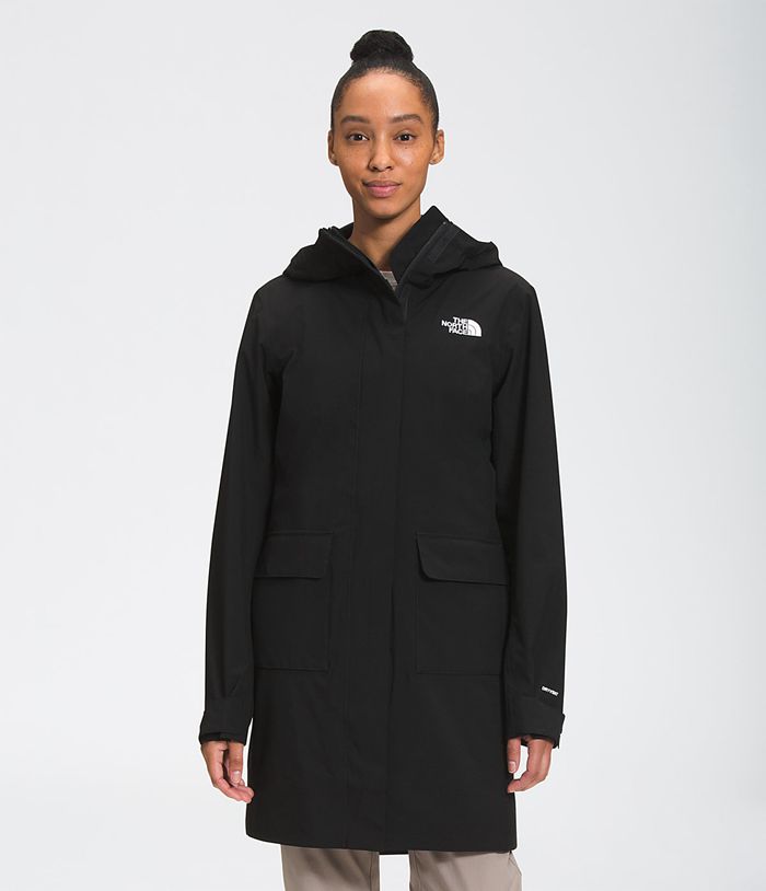 Casaca Impermeable The North Face Mujer City Breeze Parka Ii Negras - Peru 41573ITBE